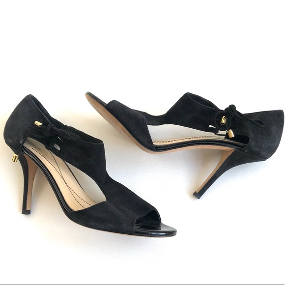 kate spade Shoes - Kate Spade black suede t-strap sandal heels